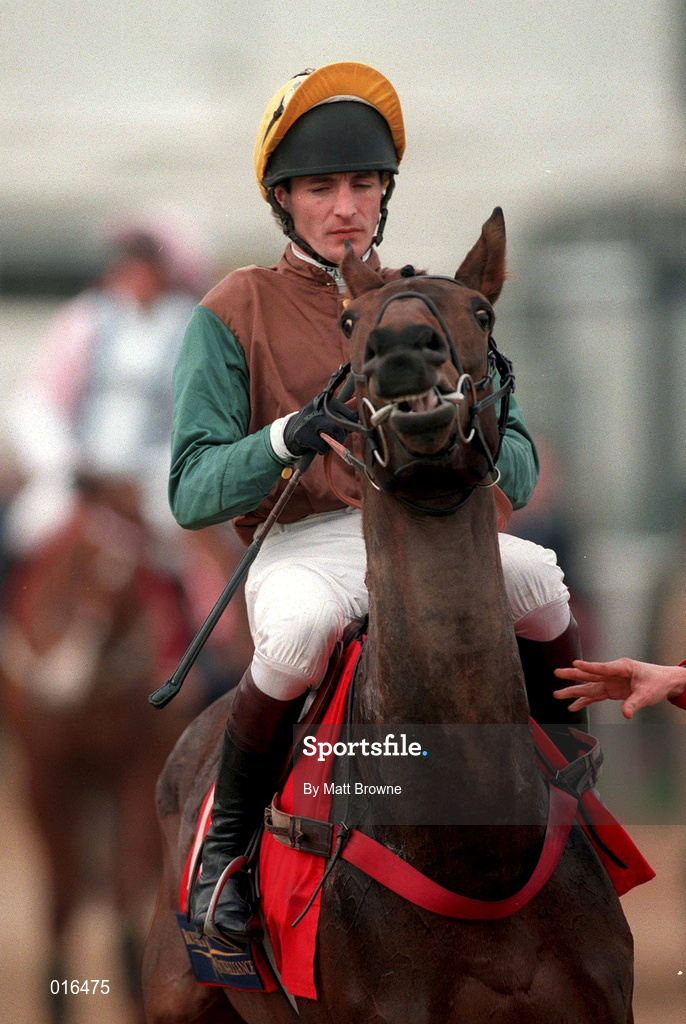 18 March 1998; Norman Williamson on Lady Rebecca during day two of the Cheltenham Racing Festival at Prestbury Park in Cheltenham, England. Photo by Matt Browne/Sportsfile