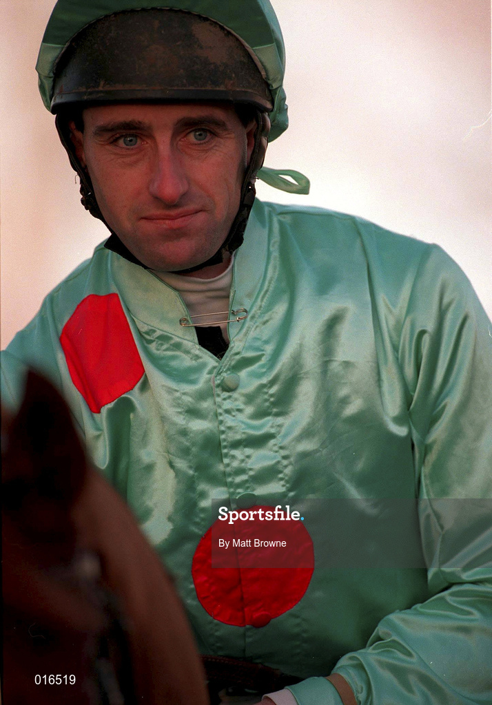 27 December 1997; Jockey Pat Malone during day two of the Leopardstown Christmas Festival at Leopardstown Racecourse in Dublin. Photo by Matt Browne/Sportsfile