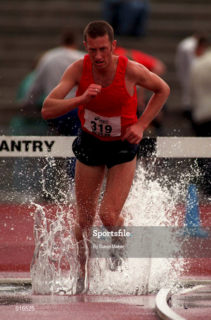 13 July 1997; Patrick Byrne of Gowran A.C. during the BLÉ National Track & Field Championships at Morton Stadium in Santry, Dublin. Photo by David Maher/Sportsfile
