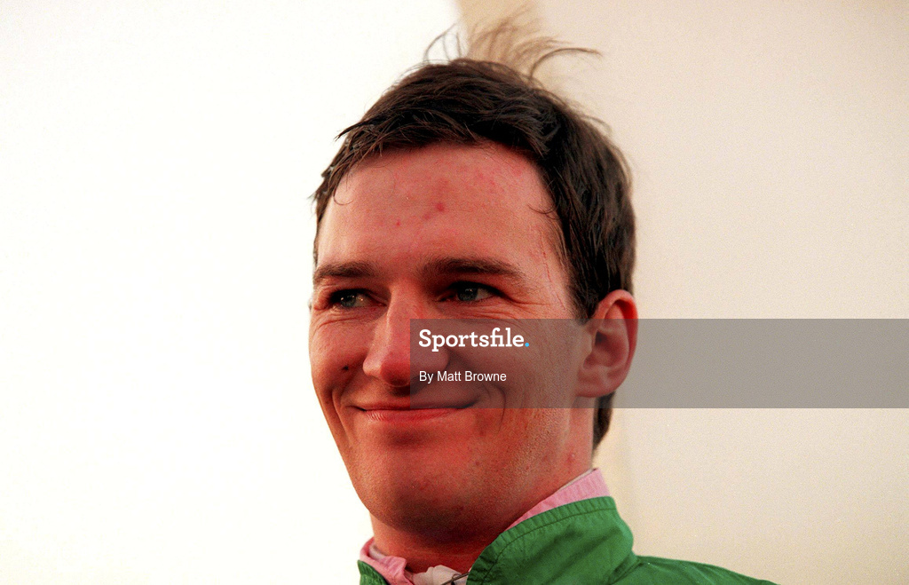 28 December 1998; Jockey Paul Carberry during the Leopardstown Christmas Festival Day Three at Leopardstown Racecourse in Dublin. Photo by Matt Browne/Sportsfile