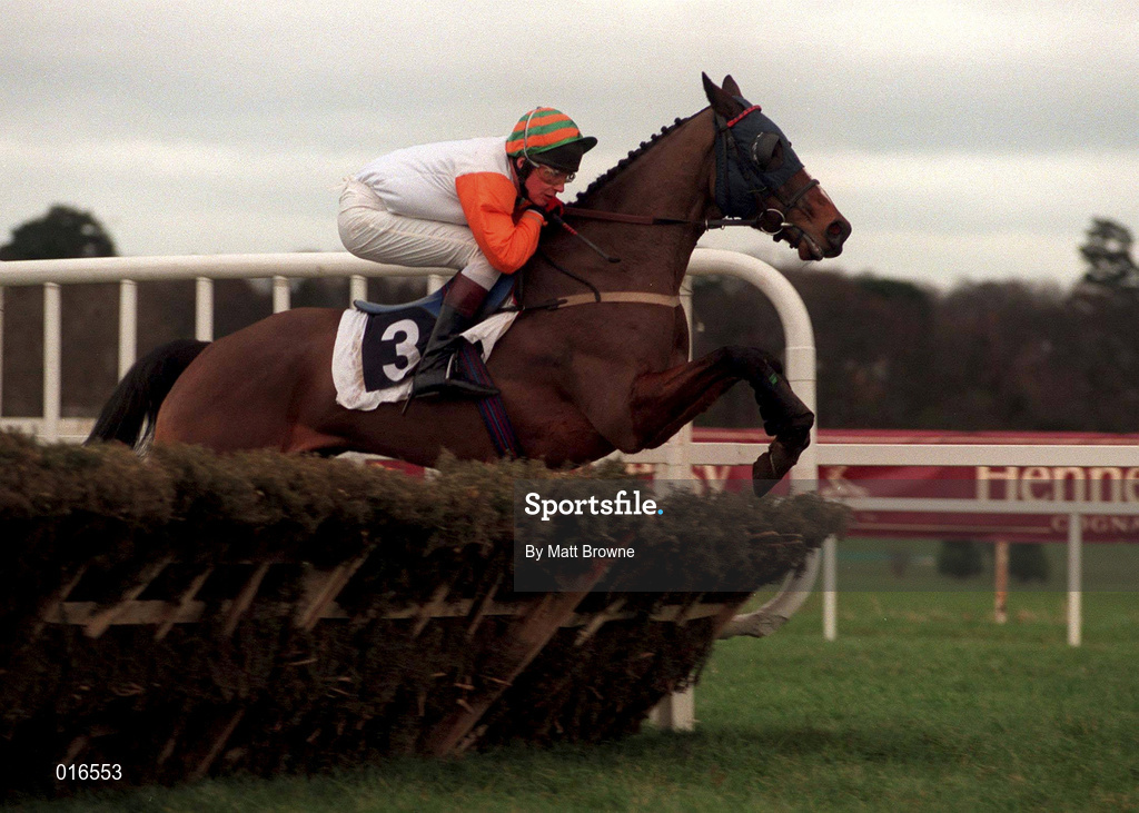 18 March 1998; En-Jay-Bee, with Paul Lyons up, during day two of the Cheltenham Racing Festival at Prestbury Park in Cheltenham, England. Photo by Matt Browne/Sportsfile