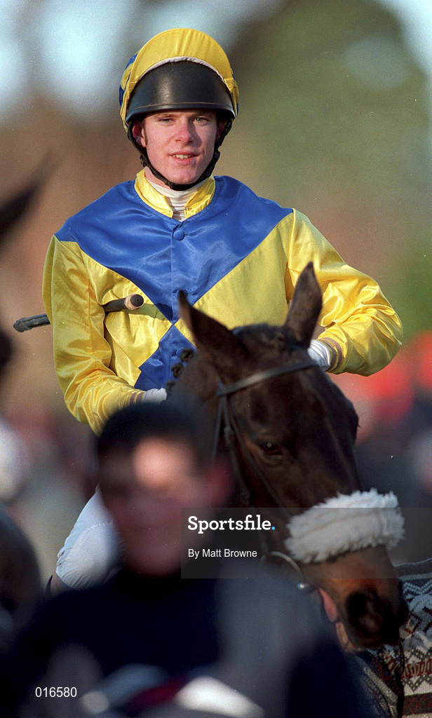 27 December 1997; R Hogan on Market Lass during day two of the Leopardstown Christmas Festival at Leopardstown Racecourse in Dublin. Photo by Matt Browne/Sportsfile