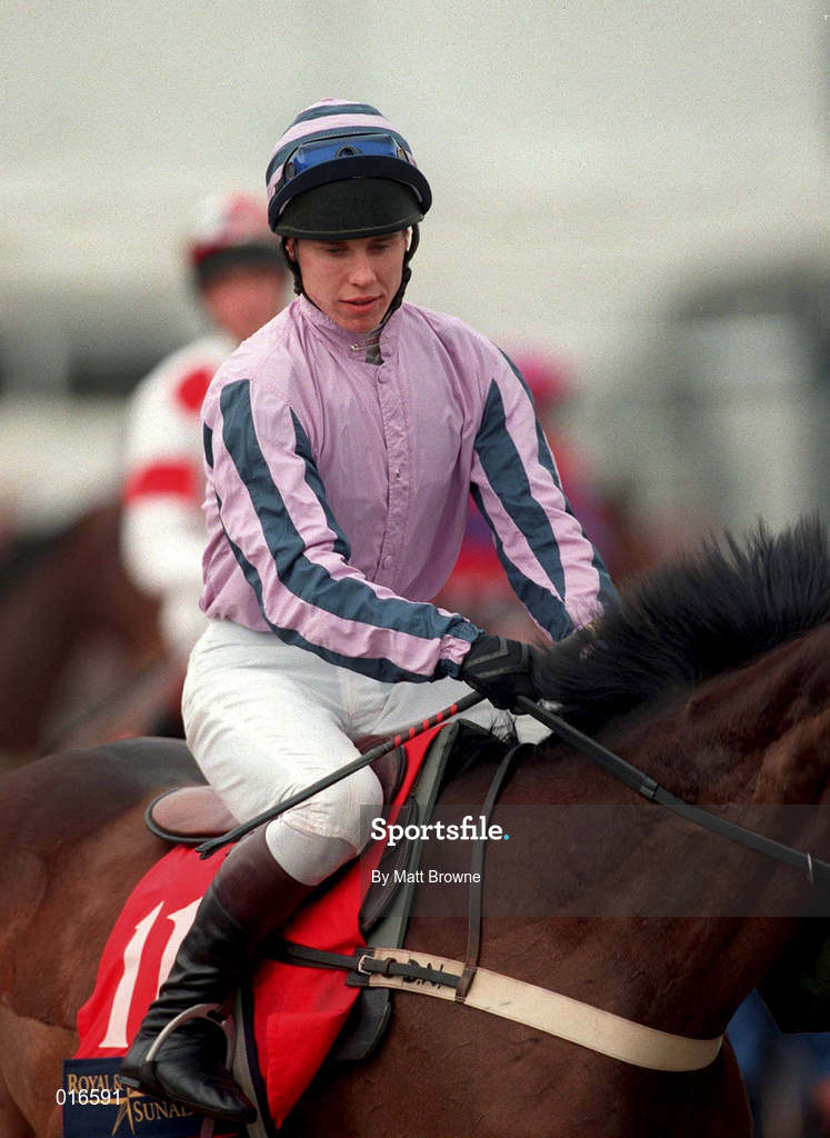 18 March 1998; Richard Johnson on Samuel during day two of the Cheltenham Racing Festival at Prestbury Park in Cheltenham, England. Photo by Matt Browne/Sportsfile