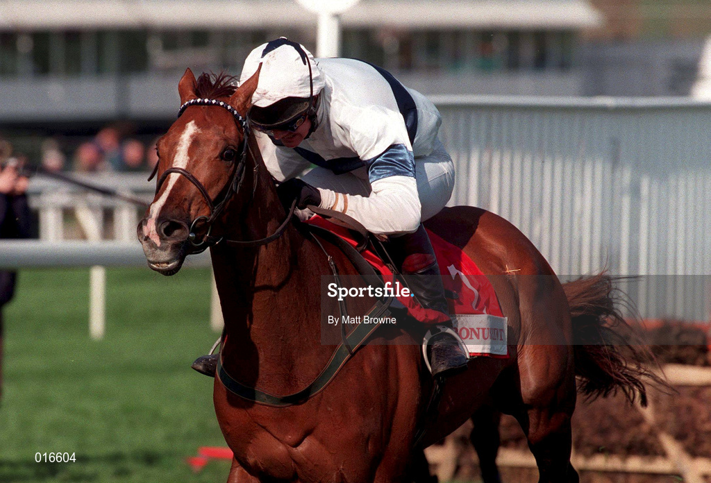 19 March 1998; Commanche Court, with Ruby Walsh up, during day three of the Cheltenham Racing Festival at Prestbury Park in Cheltenham, England. Photo by Matt Browne/Sportsfile