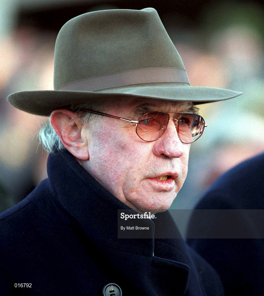28 December 1998; Trainer Timmy Hyde during the Leopardstown Christmas Festival Day Three at Leopardstown Racecourse in Dublin. Photo by Matt Browne/Sportsfile