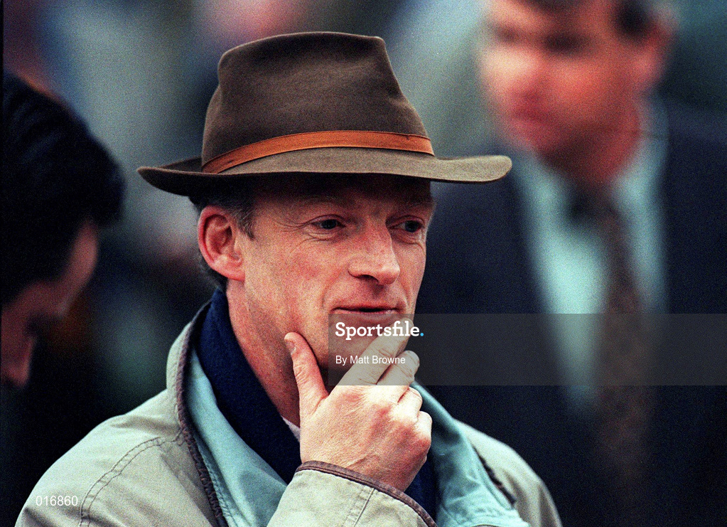 18 March 1998; Trainer Willie Mullins during day two of the Cheltenham Racing Festival at Prestbury Park in Cheltenham, England. Photo by Matt Browne/Sportsfile