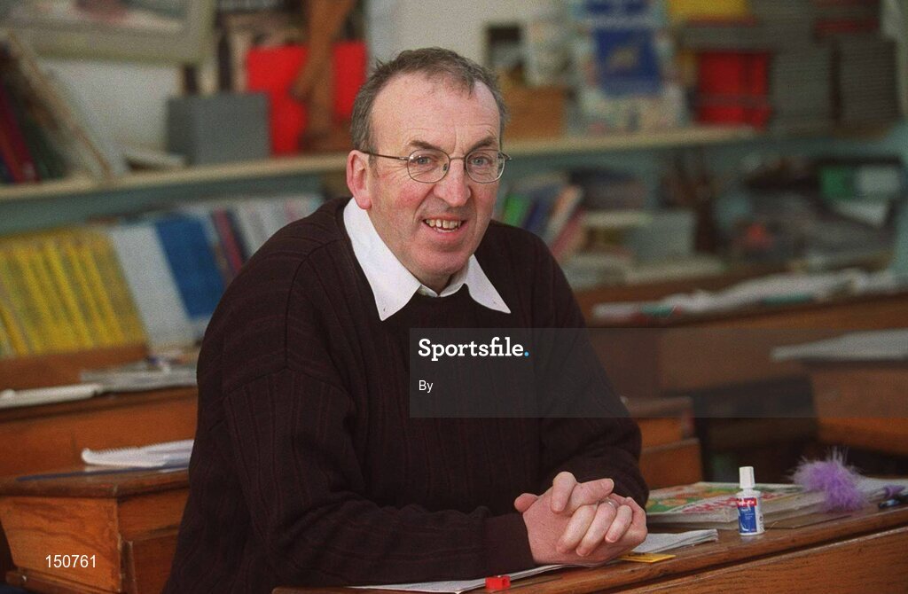 9 January 2003; Paudie Butler, Laois hurling manager pictured at Inch National School where he is a teacher, Bouladuff, Thurles, Co. Tipperary. Picture credit; Damien Eagers / SPORTSFILE