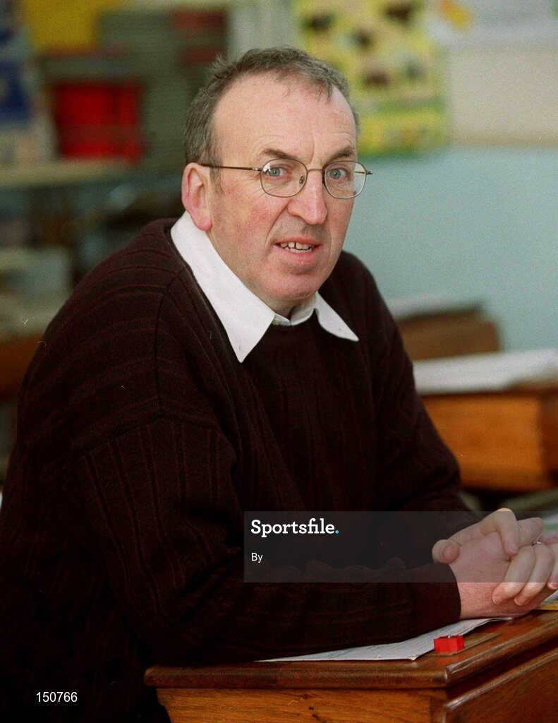 9 January 2003; Paudie Butler, Laois hurling manager pictured at Inch National School where he is a teacher, Bouladuff, Thurles, Co. Tipperary. Picture credit; Damien Eagers / SPORTSFILE