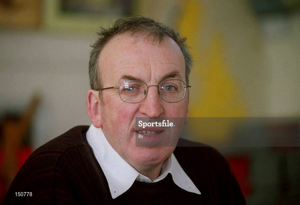 9 January 2003; Paudie Butler, Laois hurling manager pictured at Inch National School where he is a teacher, Bouladuff, Thurles, Co. Tipperary. Picture credit; Damien Eagers / SPORTSFILE