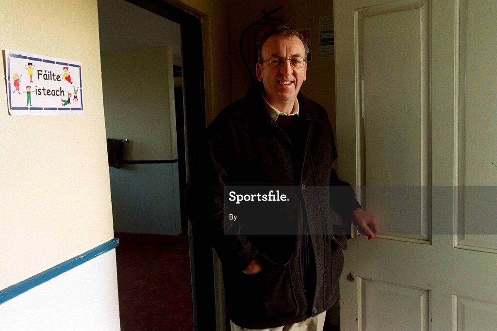 9 January 2003; Paudie Butler, Laois hurling manager pictured at Inch National School where he is a teacher, Bouladuff, Thurles, Co. Tipperary. Picture credit; Damien Eagers / SPORTSFILE