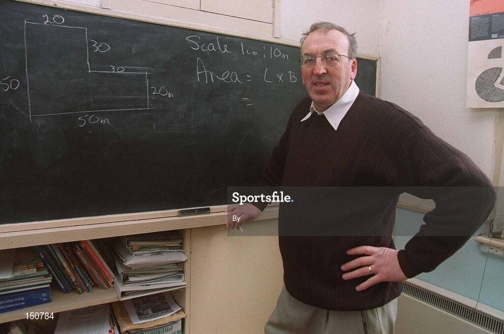 9 January 2003; Paudie Butler, Laois hurling manager pictured at Inch National School where he is a teacher, Bouladuff, Thurles, Co. Tipperary. Picture credit; Damien Eagers / SPORTSFILE