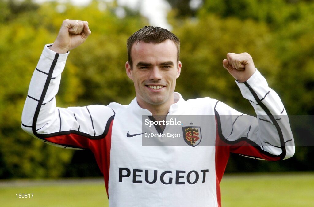 20 May 2004; Derry City's Damien Brennan, a cousin of Toulouse player Trevor Brennan who will play in the Heiniken Cup Final in Twickenham against London Wasps. Crumlin, Dublin. Picture credit; Damien Eagers / SPORTSFILE