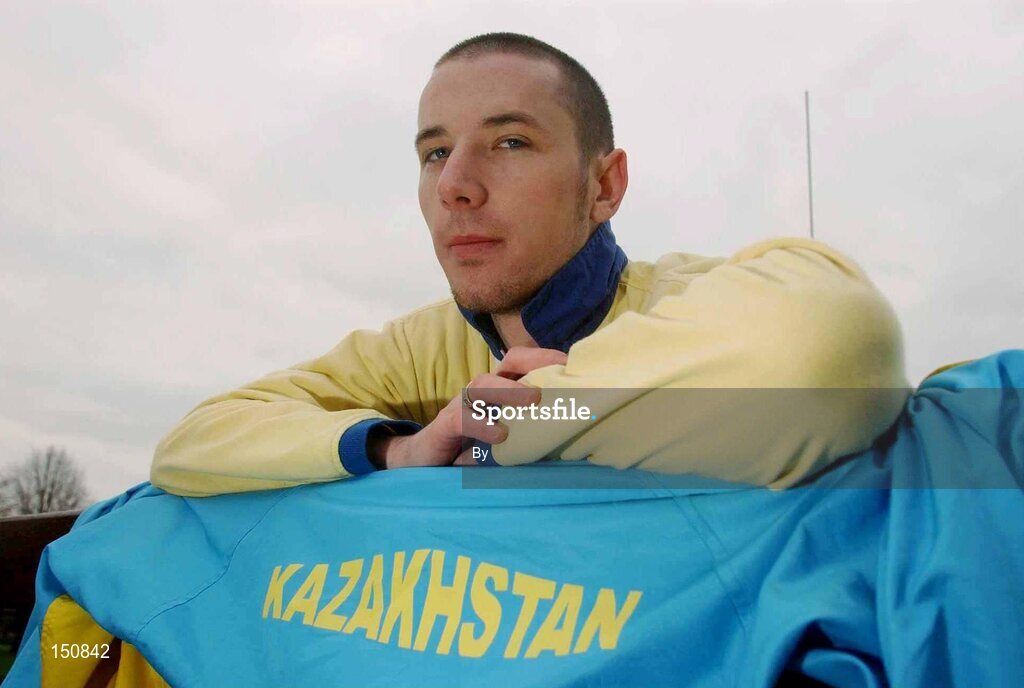 10 January 2003; Luke O'Callaghan, who plays for the Kazakhstan National Rugby team, pictured during a visit to Trinty College, Dublin. Rugby. Picture credit; David Maher / SPORTSFILE *EDI*