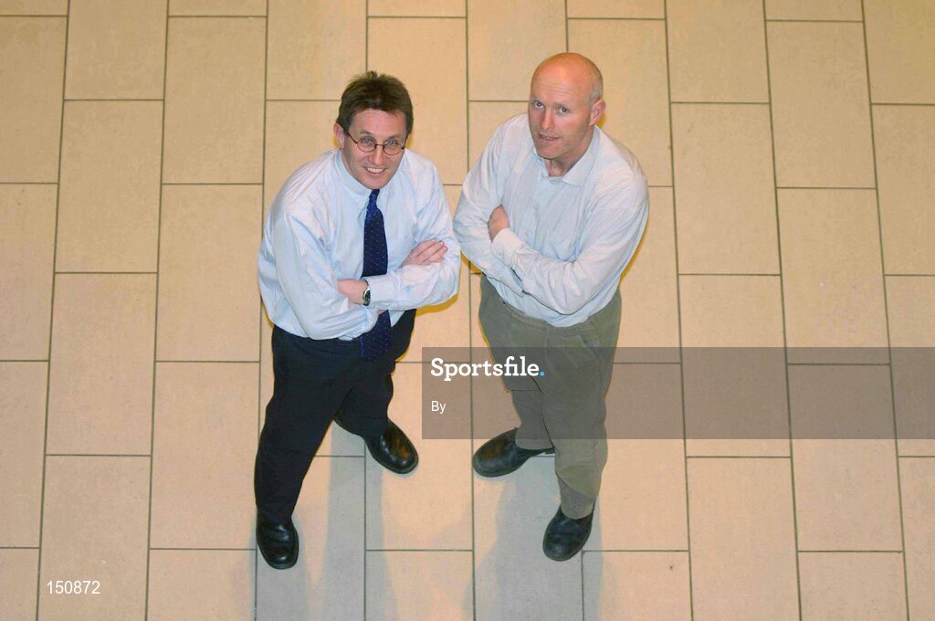 19 December 2002; Niall Mynagh, left, and Dr. Noel McCaffrey pictured in the Centre for Science and Health in Dublin City University, Glasnevin, Dublin. Picture credit; Matt Browne / SPORTSFILE