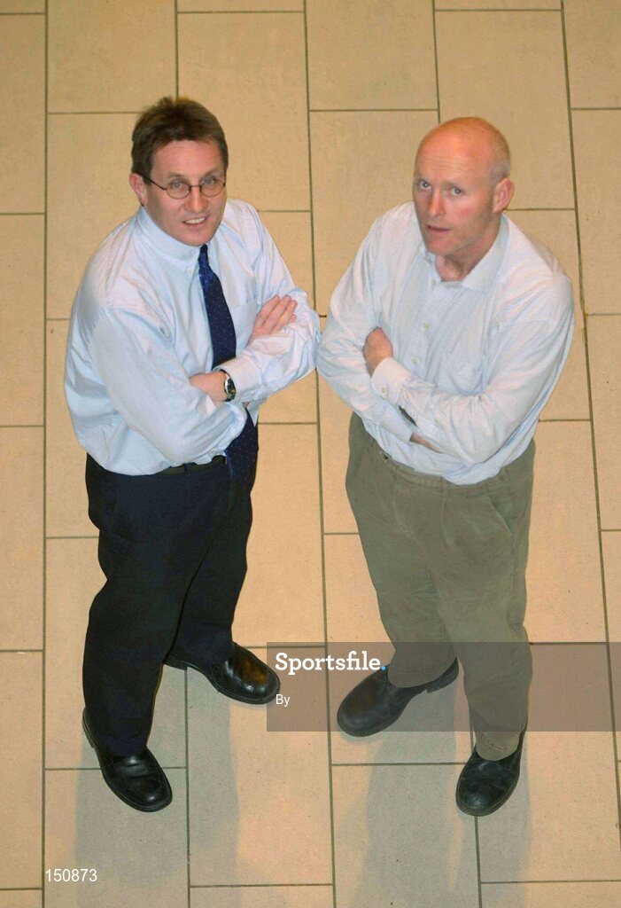 19 December 2002; Niall Mynagh, left, and Dr. Noel McCaffrey pictured in the Centre for Science and Health at Dublin City University, Glasnevin, Dublin. Picture credit; Matt Browne / SPORTSFILE