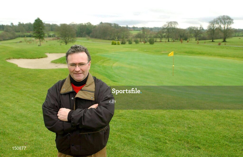 20 December 2002; Brendan McDaid club pro at Rathsallagh Golf Club Co. Wicklow. Picture credit; Matt Browne / SPORTSFILE