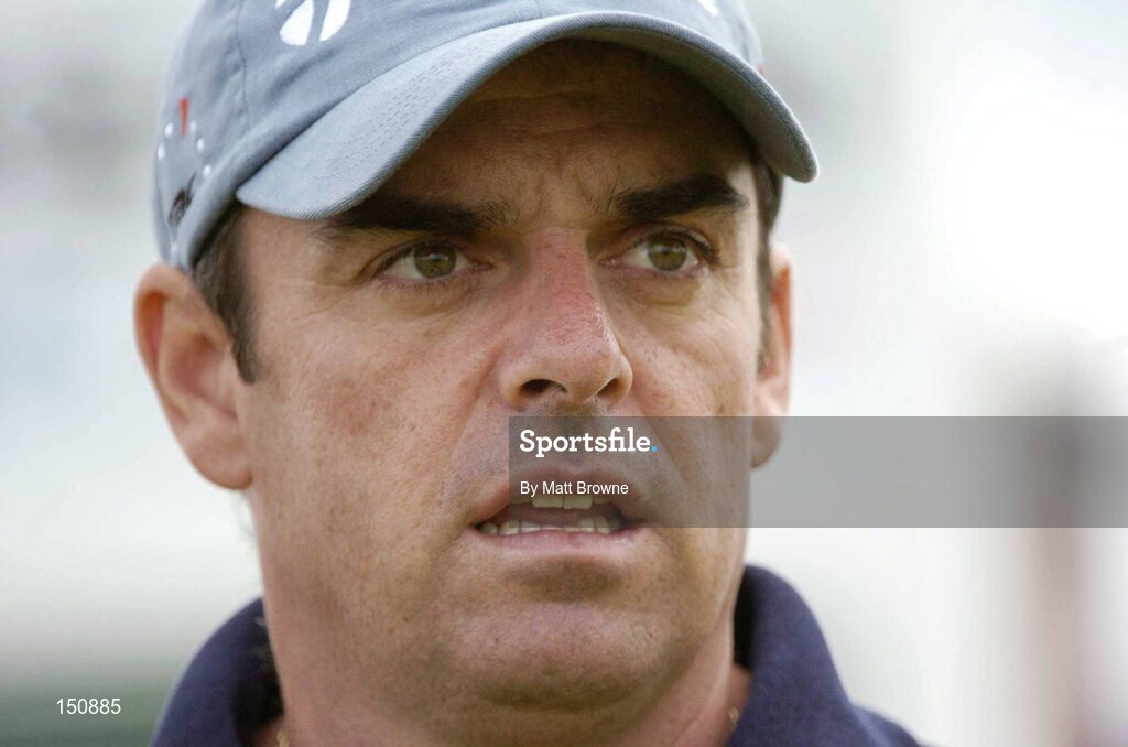 23 July 2004; Paul McGinley pictured during the second round. Nissan Irish Open Golf Championship, County Louth Golf Club, Baltray, Co. Louth. Picture credit; Matt Browne / SPORTSFILE