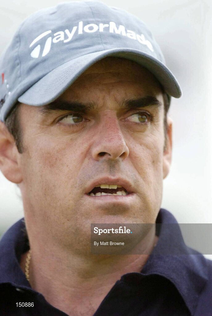 23 July 2004; Paul McGinley pictured during the second round. Nissan Irish Open Golf Championship, County Louth Golf Club, Baltray, Co. Louth. Picture credit; Matt Browne / SPORTSFILE