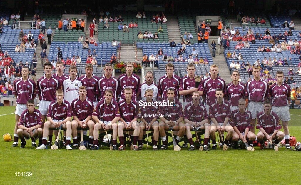 15 August 2004; The Galway minor team. Minor Hurling Championship Semi-Final, Galway v Cork, Croke Park, Dublin. Picture credit; Ray McManus / SPORTSFILE