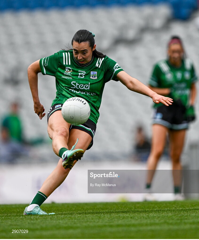 4 August 2024; Bláithín Bogue of Fermanagh during the TG4 All-Ireland Ladies Junior Football Championship final match between Fermanagh and Louth at Croke Park, Dublin. Photo by Ray McManus/Sportsfile