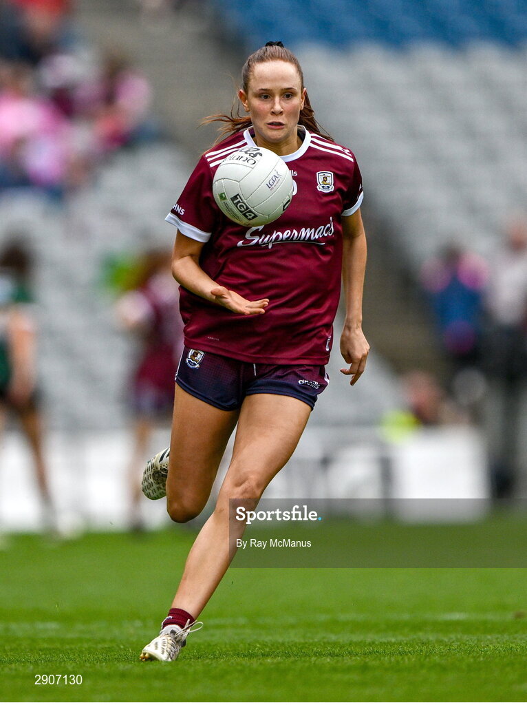 4 August 2024; Olivia Divilly of Galway during the TG4 All-Ireland Ladies Football Senior Championship final match between Galway and Kerry at Croke Park, Dublin. Photo by Ray McManus/Sportsfile