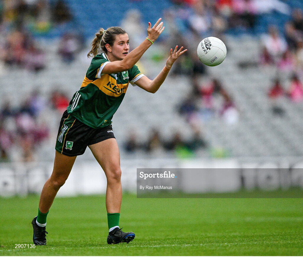 4 August 2024; Ciara Murphy of Kerry during the TG4 All-Ireland Ladies Football Senior Championship final match between Galway and Kerry at Croke Park, Dublin. Photo by Ray McManus/Sportsfile