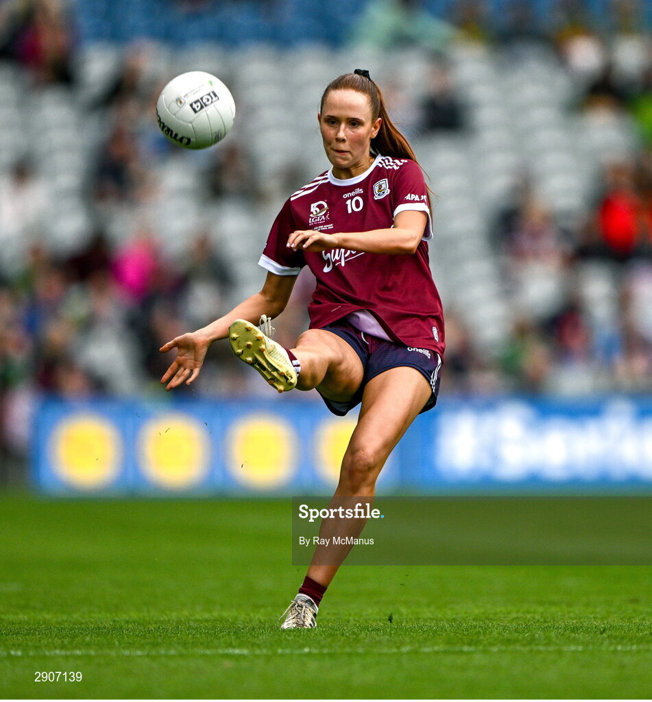 4 August 2024; Olivia Divilly of Galway during the TG4 All-Ireland Ladies Football Senior Championship final match between Galway and Kerry at Croke Park, Dublin. Photo by Ray McManus/Sportsfile