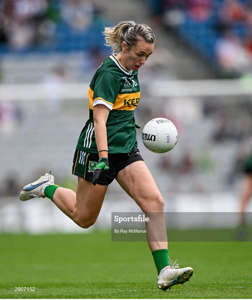 4 August 2024; Niamh Carmody of Kerry during the TG4 All-Ireland Ladies Football Senior Championship final match between Galway and Kerry at Croke Park, Dublin. Photo by Ray McManus/Sportsfile