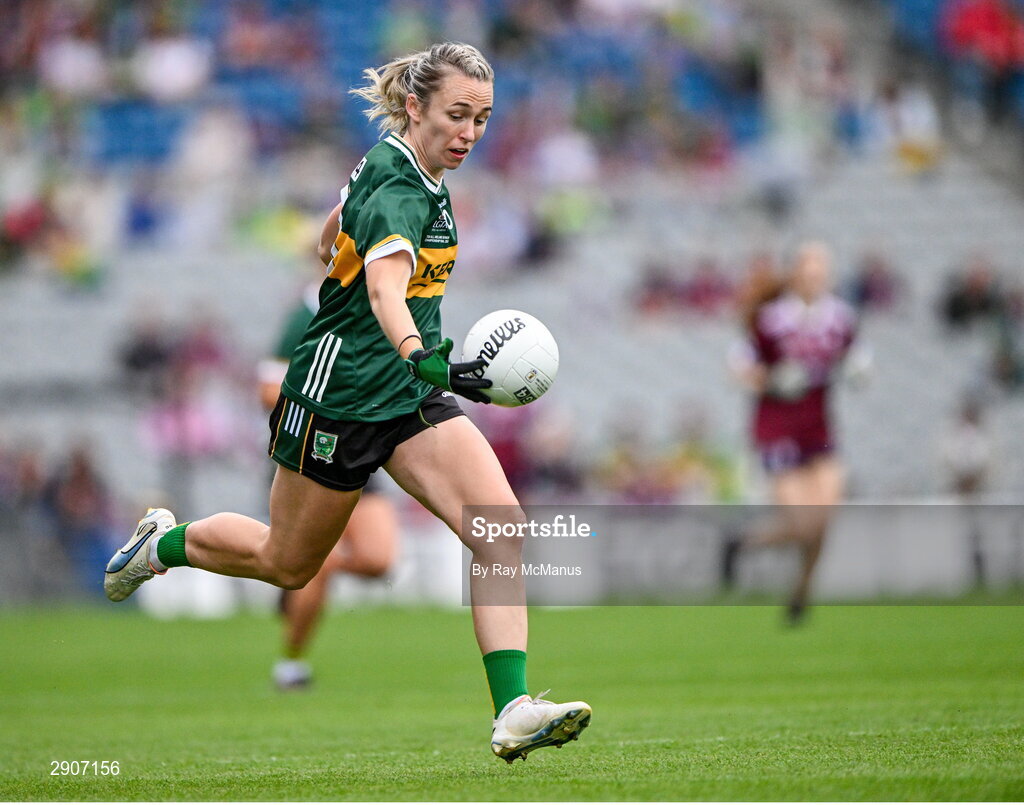 4 August 2024; Niamh Carmody of Kerry during the TG4 All-Ireland Ladies Football Senior Championship final match between Galway and Kerry at Croke Park, Dublin. Photo by Ray McManus/Sportsfile