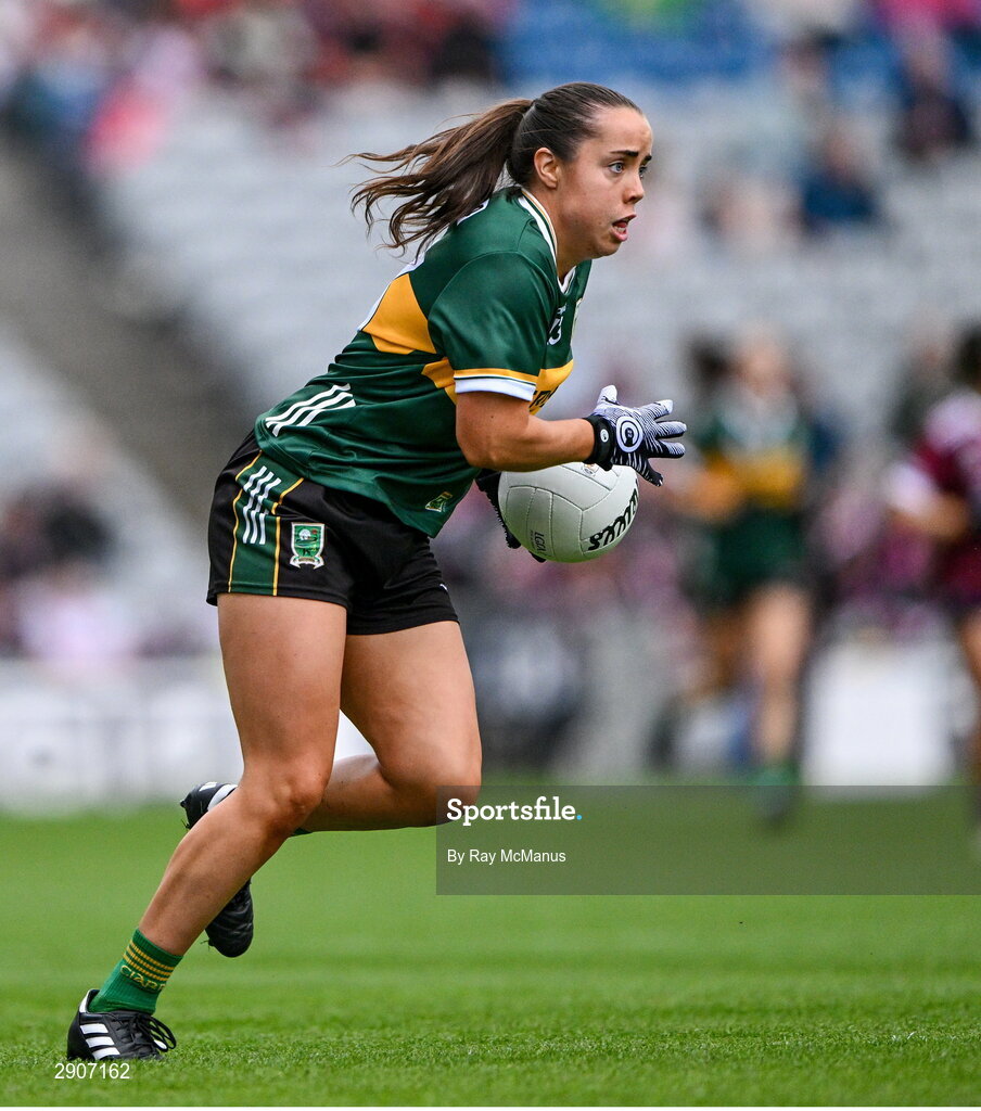 4 August 2024; Danielle O'Leary of Kerry during the TG4 All-Ireland Ladies Football Senior Championship final match between Galway and Kerry at Croke Park, Dublin. Photo by Ray McManus/Sportsfile