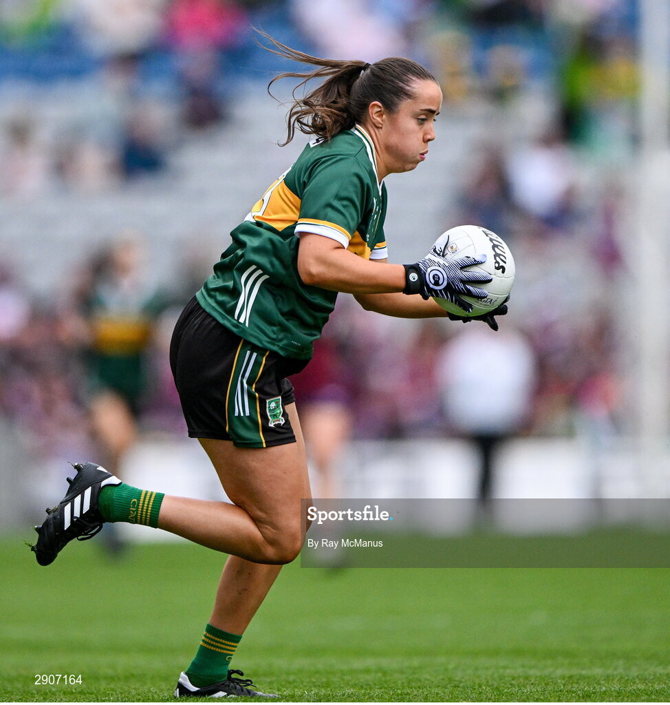 4 August 2024; Danielle O'Leary of Kerry during the TG4 All-Ireland Ladies Football Senior Championship final match between Galway and Kerry at Croke Park, Dublin. Photo by Ray McManus/Sportsfile