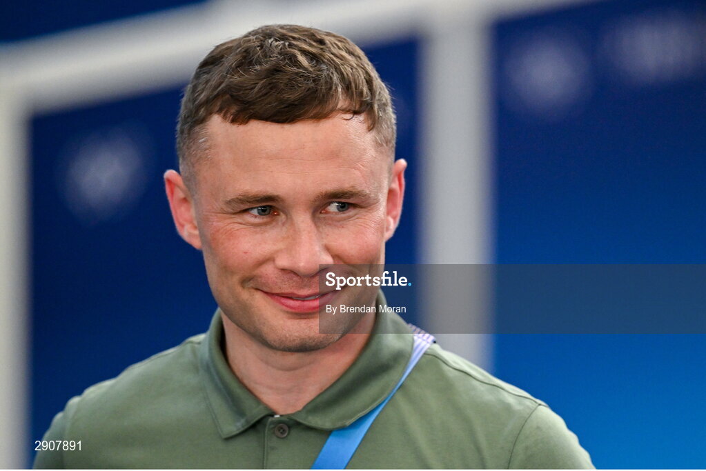 6 August 2024; Former boxer Carl Frampton at Court Philippe-Chatrier in Roland Garros Stadium during the 2024 Paris Summer Olympic Games in Paris, France. Photo by Brendan Moran/Sportsfile