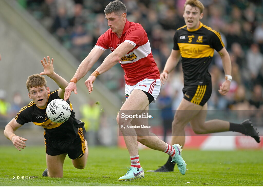 1 September 2024; Paul Geaney of Dingle in action against Gavin White of Dr Crokes during the Kerry Senior Club Football Championship final between Dingle and Dr Crokes at Austin Stacks Park in Tralee, Kerry. Photo by Brendan Moran/Sportsfile