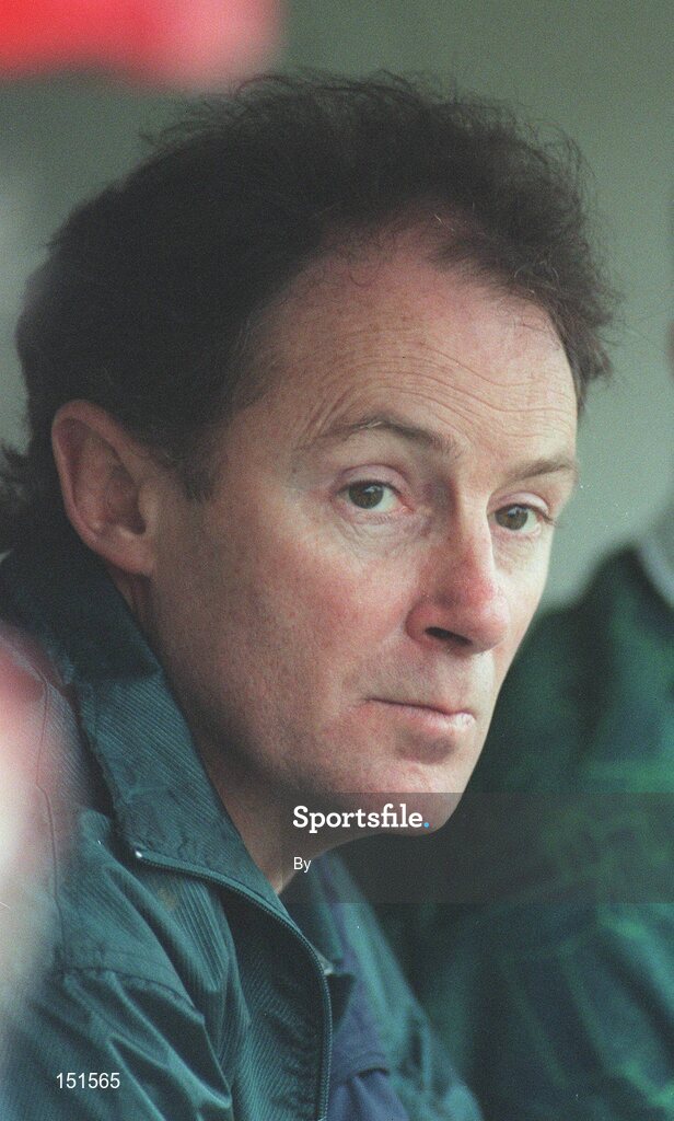 17 March 1997; Brian Kerr watches the game, Friendly B International, Republic of Ireland B v National League XI, Tolka Park, Dublin. Picture credit; David Maher / SPORTSFILE