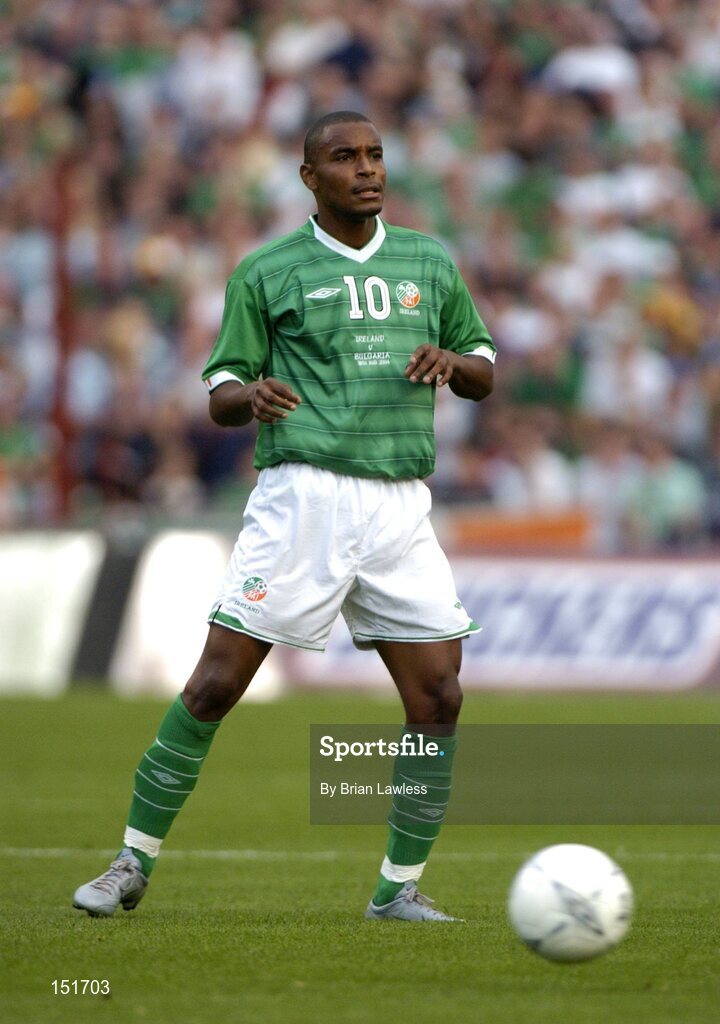 18 August 2004; Clinton Morrison, Republic of Ireland. International Friendly, Republic of Ireland v Bulgaria, Lansdowne Road, Dublin. Picture credit; Brian Lawless / SPORTSFILE