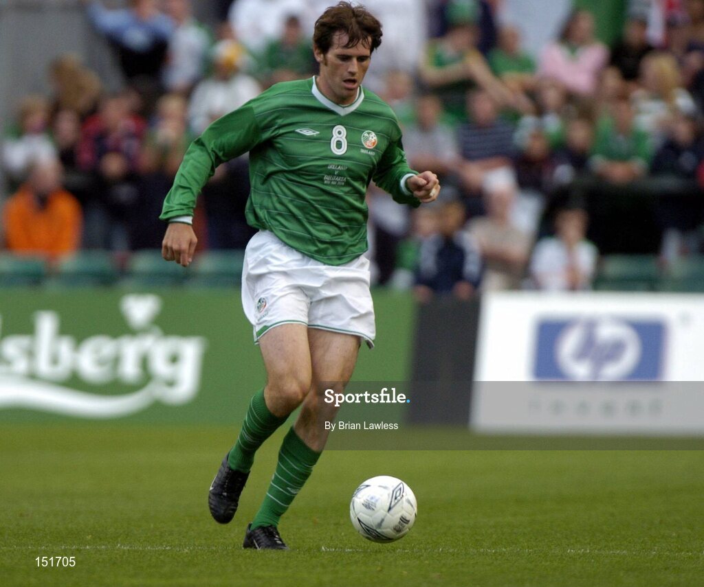 18 August 2004; Kevin Kilbane, Republic of Ireland. International Friendly, Republic of Ireland v Bulgaria, Lansdowne Road, Dublin. Picture credit; Brian Lawless / SPORTSFILE