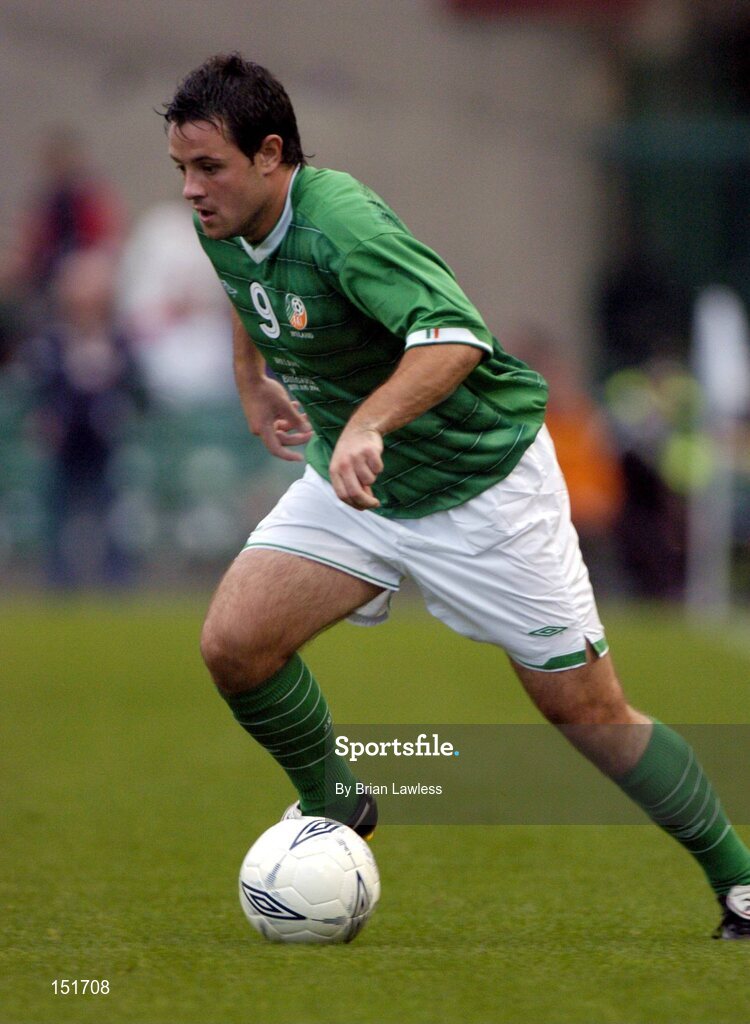 18 August 2004; Andy Reid, Republic of Ireland. International Friendly, Republic of Ireland v Bulgaria, Lansdowne Road, Dublin. Picture credit; Brian Lawless / SPORTSFILE