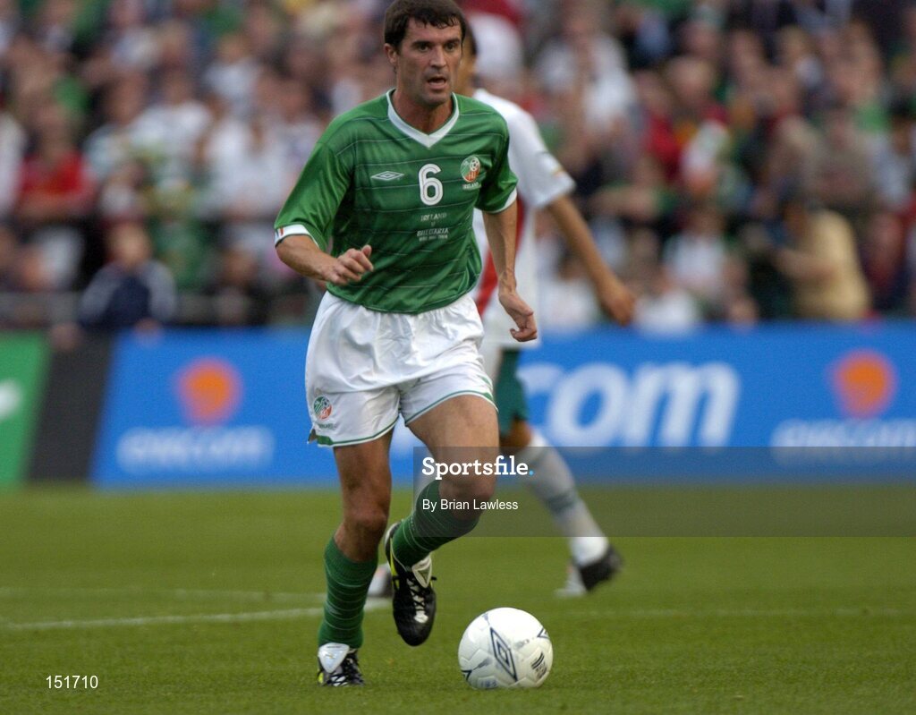 18 August 2004; Roy Keane, Republic of Ireland. International Friendly, Republic of Ireland v Bulgaria, Lansdowne Road, Dublin. Picture credit; Brian Lawless / SPORTSFILE