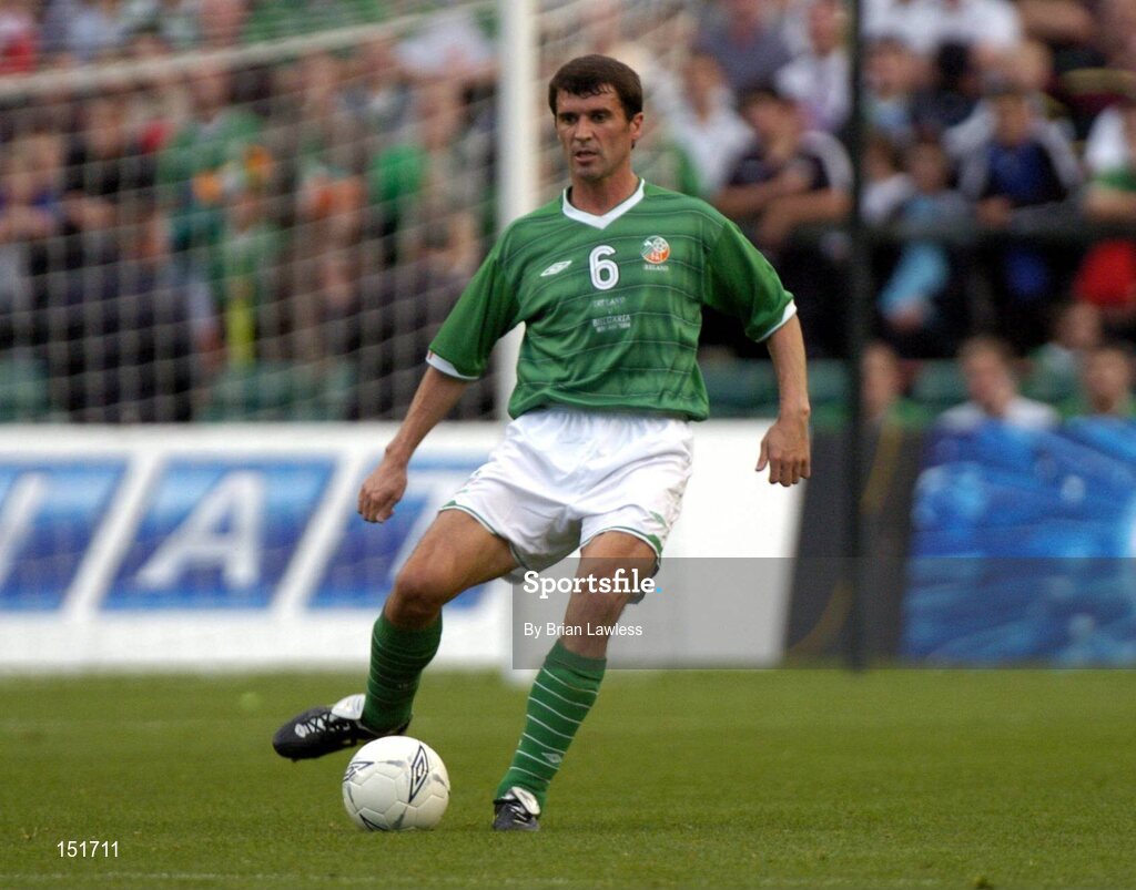 18 August 2004; Roy Keane, Republic of Ireland. International Friendly, Republic of Ireland v Bulgaria, Lansdowne Road, Dublin. Picture credit; Brian Lawless / SPORTSFILE