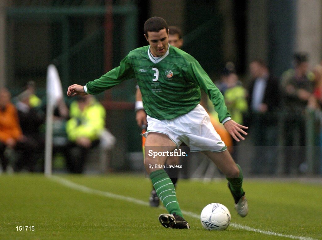 18 August 2004; John O'Shea, Republic of Ireland. International Friendly, Republic of Ireland v Bulgaria, Lansdowne Road, Dublin. Picture credit; Brian Lawless / SPORTSFILE