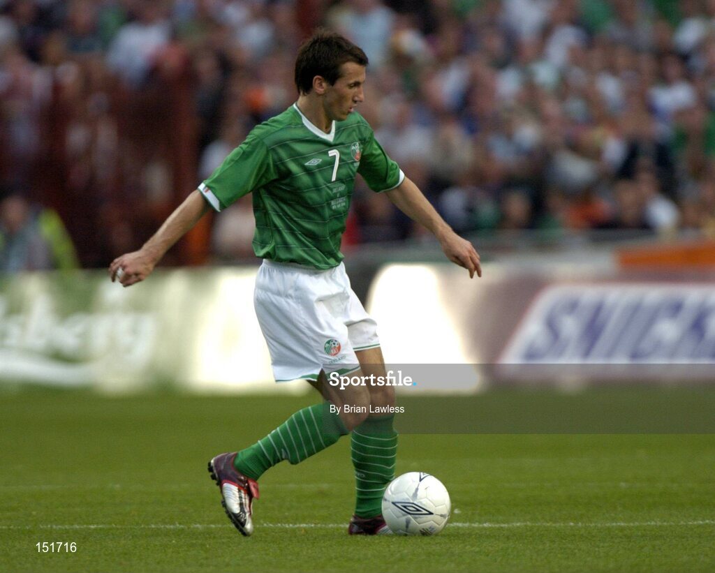 18 August 2004; Liam Miller, Republic of Ireland. International Friendly, Republic of Ireland v Bulgaria, Lansdowne Road, Dublin. Picture credit; Brian Lawless / SPORTSFILE