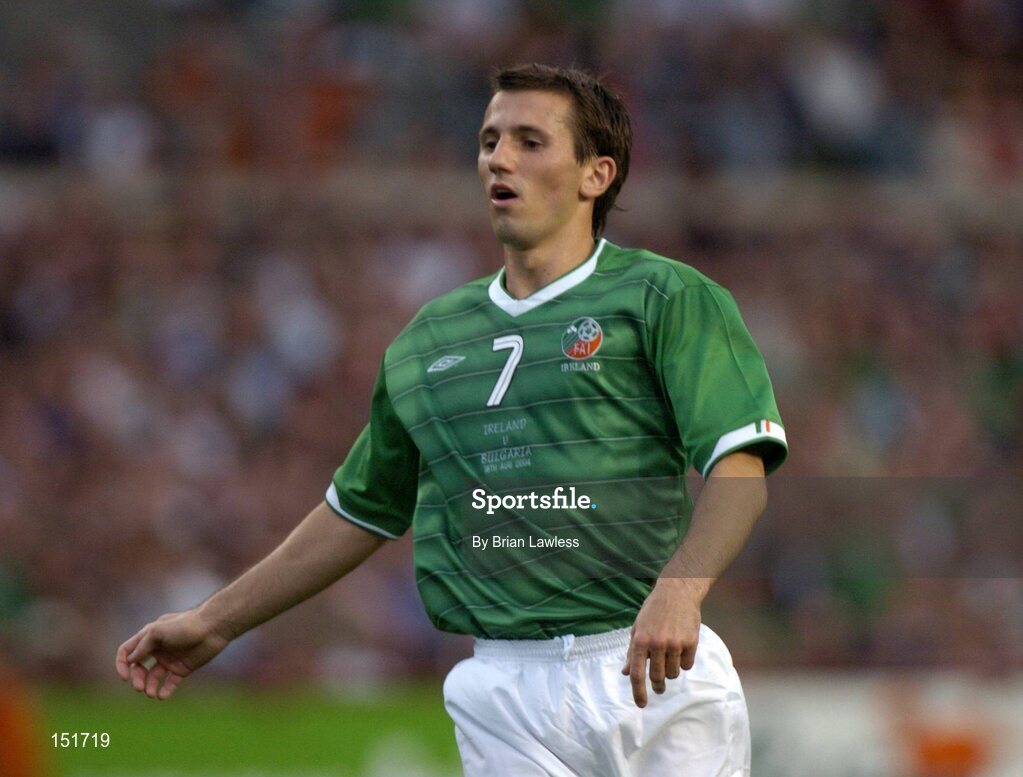 18 August 2004; Liam Miller, Republic of Ireland. International Friendly, Republic of Ireland v Bulgaria, Lansdowne Road, Dublin. Picture credit; Brian Lawless / SPORTSFILE