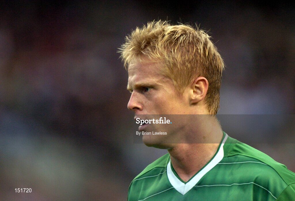 18 August 2004; Damien Duff, Republic of Ireland. International Friendly, Republic of Ireland v Bulgaria, Lansdowne Road, Dublin. Picture credit; Brian Lawless / SPORTSFILE