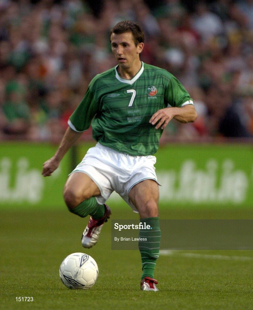 18 August 2004; Liam Miller, Republic of Ireland. International Friendly, Republic of Ireland v Bulgaria, Lansdowne Road, Dublin. Picture credit; Brian Lawless / SPORTSFILE