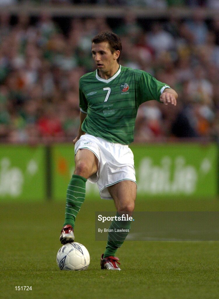 18 August 2004; Liam Miller, Republic of Ireland. International Friendly, Republic of Ireland v Bulgaria, Lansdowne Road, Dublin. Picture credit; Brian Lawless / SPORTSFILE