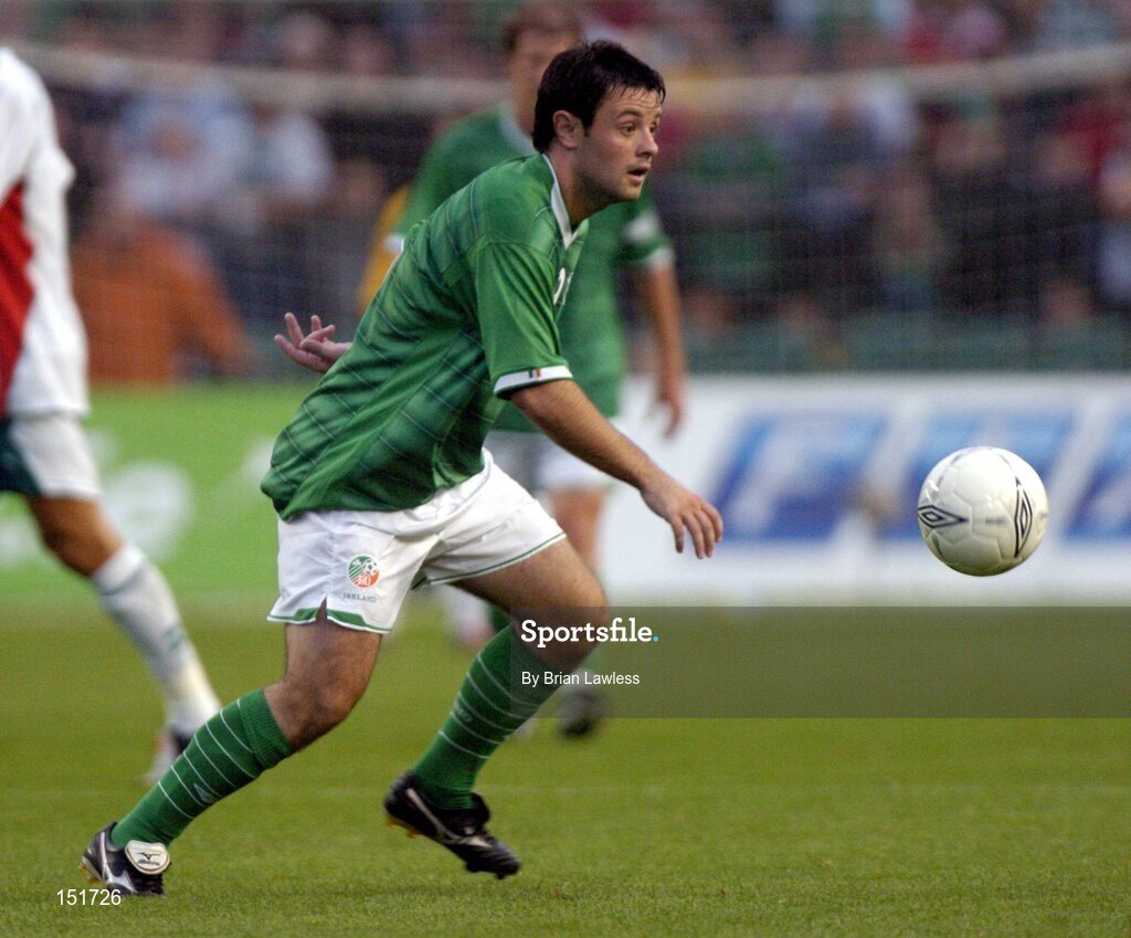 18 August 2004; Andy Reid, Republic of Ireland. International Friendly, Republic of Ireland v Bulgaria, Lansdowne Road, Dublin. Picture credit; Brian Lawless / SPORTSFILE