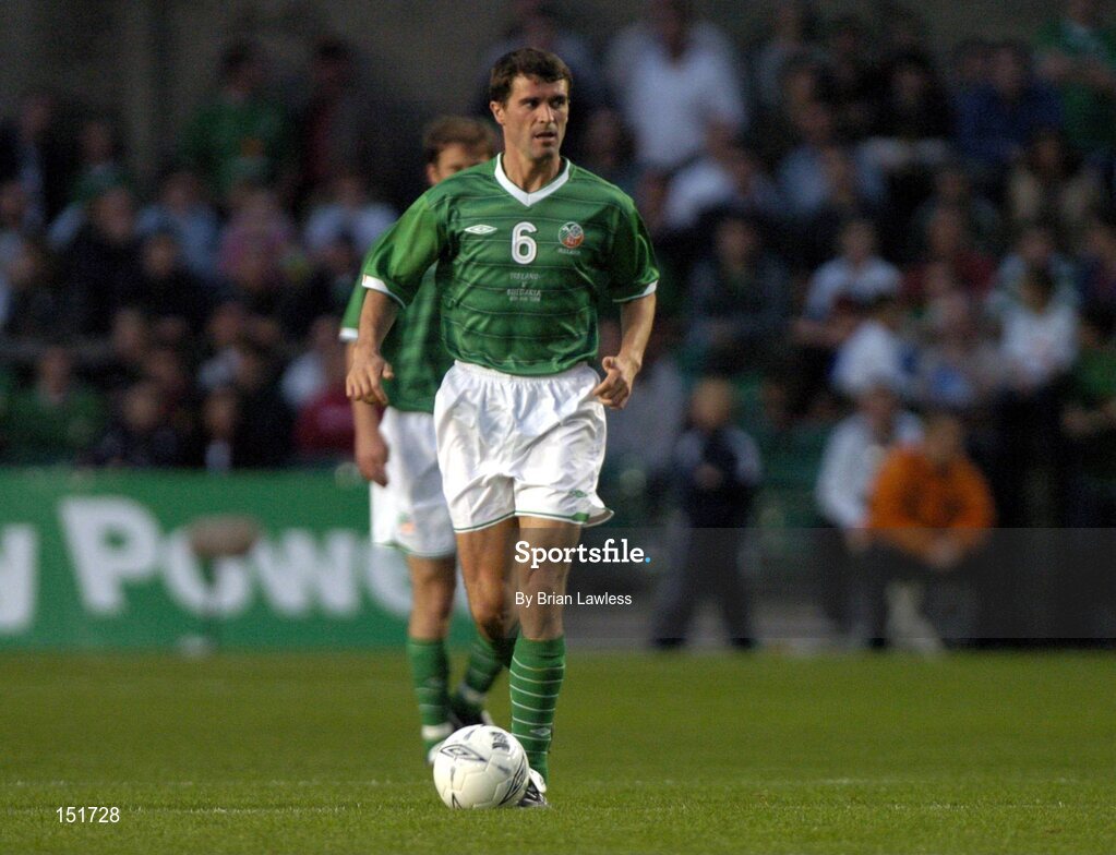 18 August 2004; Roy Keane, Republic of Ireland. International Friendly, Republic of Ireland v Bulgaria, Lansdowne Road, Dublin. Picture credit; Brian Lawless / SPORTSFILE