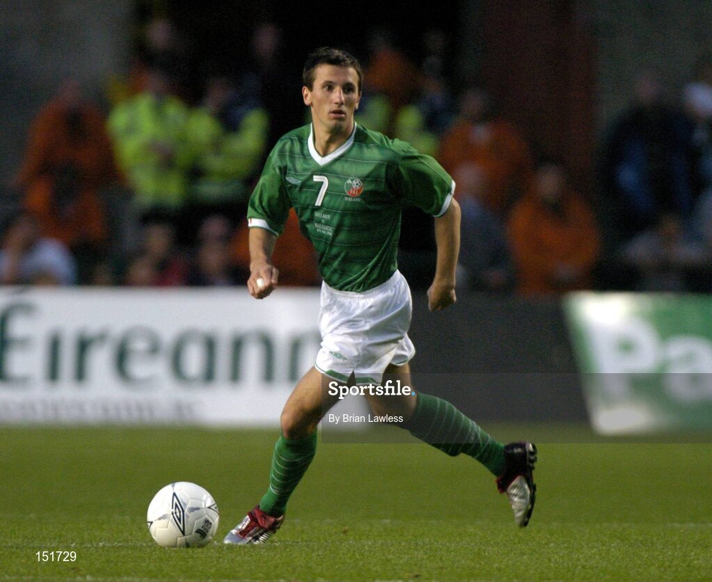 18 August 2004; Liam Miller, Republic of Ireland. International Friendly, Republic of Ireland v Bulgaria, Lansdowne Road, Dublin. Picture credit; Brian Lawless / SPORTSFILE