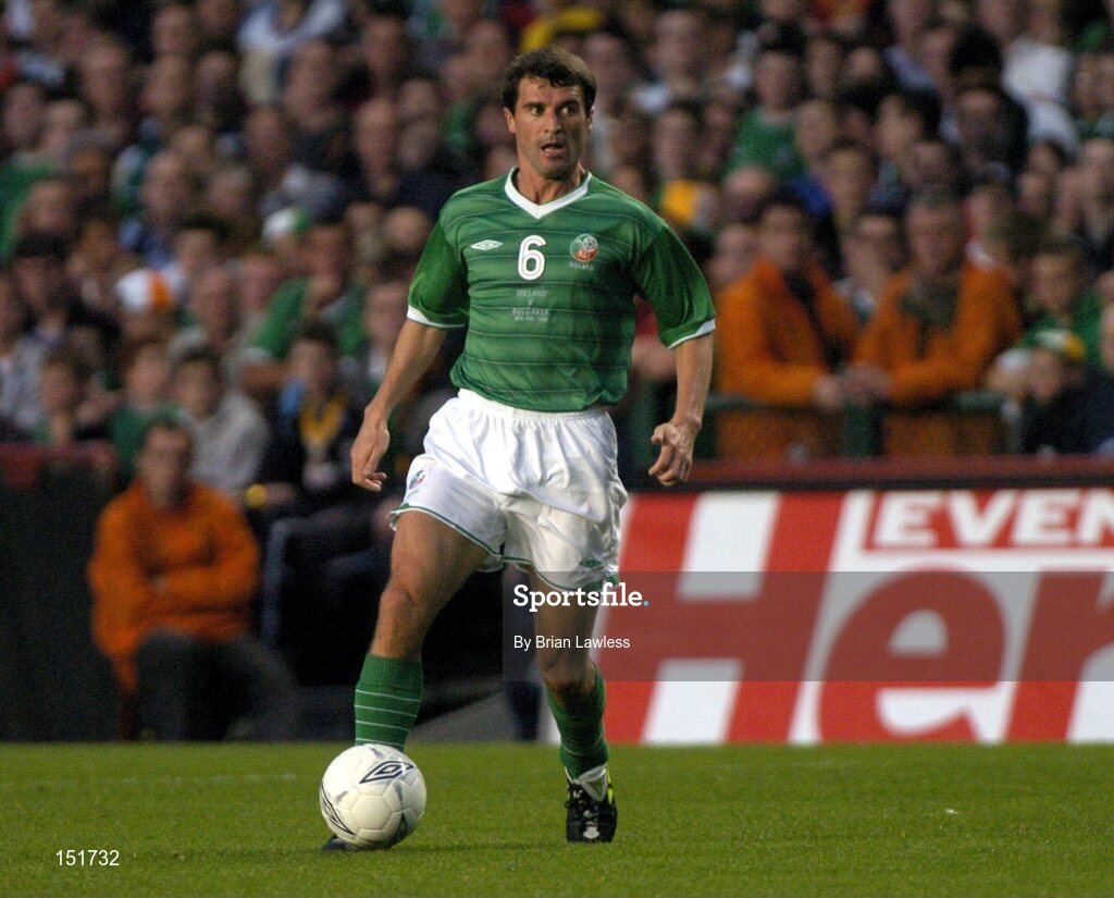 18 August 2004; Roy Keane, Republic of Ireland. International Friendly, Republic of Ireland v Bulgaria, Lansdowne Road, Dublin. Picture credit; Brian Lawless / SPORTSFILE