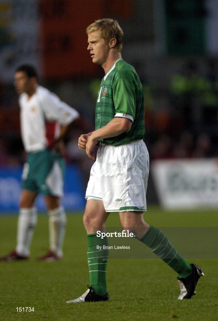 18 August 2004; Damien Duff, Republic of Ireland. International Friendly, Republic of Ireland v Bulgaria, Lansdowne Road, Dublin. Picture credit; Brian Lawless / SPORTSFILE